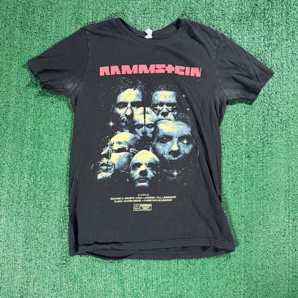 Vintage Rammstein Sehnsucht Movie Tee T-Shirt Black Size Medium